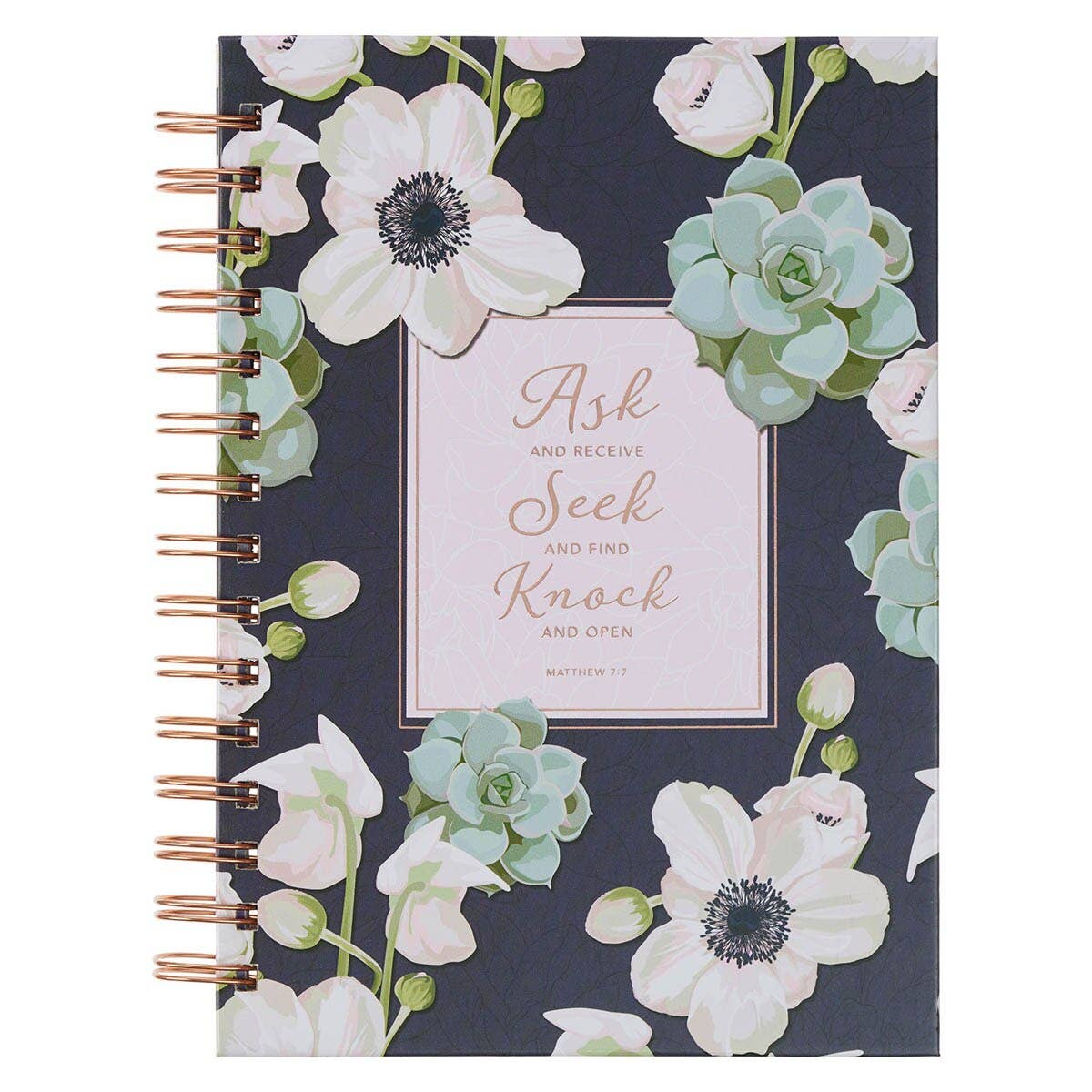 Journal Spiral Ask Seek Knock Matt. 7:7