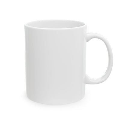 Proverbs 31:25 Bible Verse White Ceramic Mug | 11oz