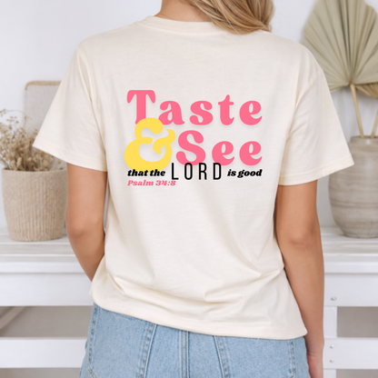 Donut Psalm 34:8 | Choose Your Shirt