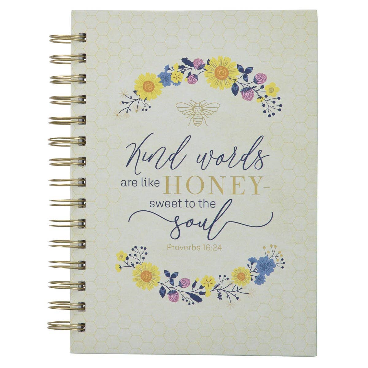 Journal Wirebound Navy Kind Words Prov. 16:24