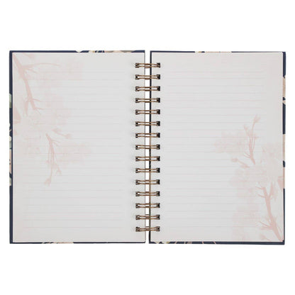 Journal Wirebound Large Navy It Is Well With My Soul