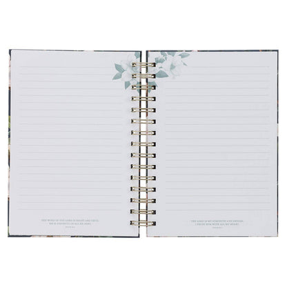 Journal Wirebound Teal Strength & Dignity Prov. 31:25