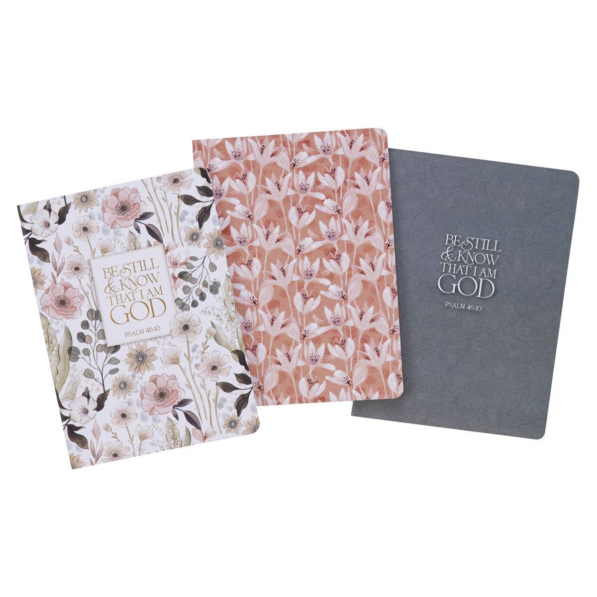 Notebook Set 3 pc Be Still Ps. 46:10