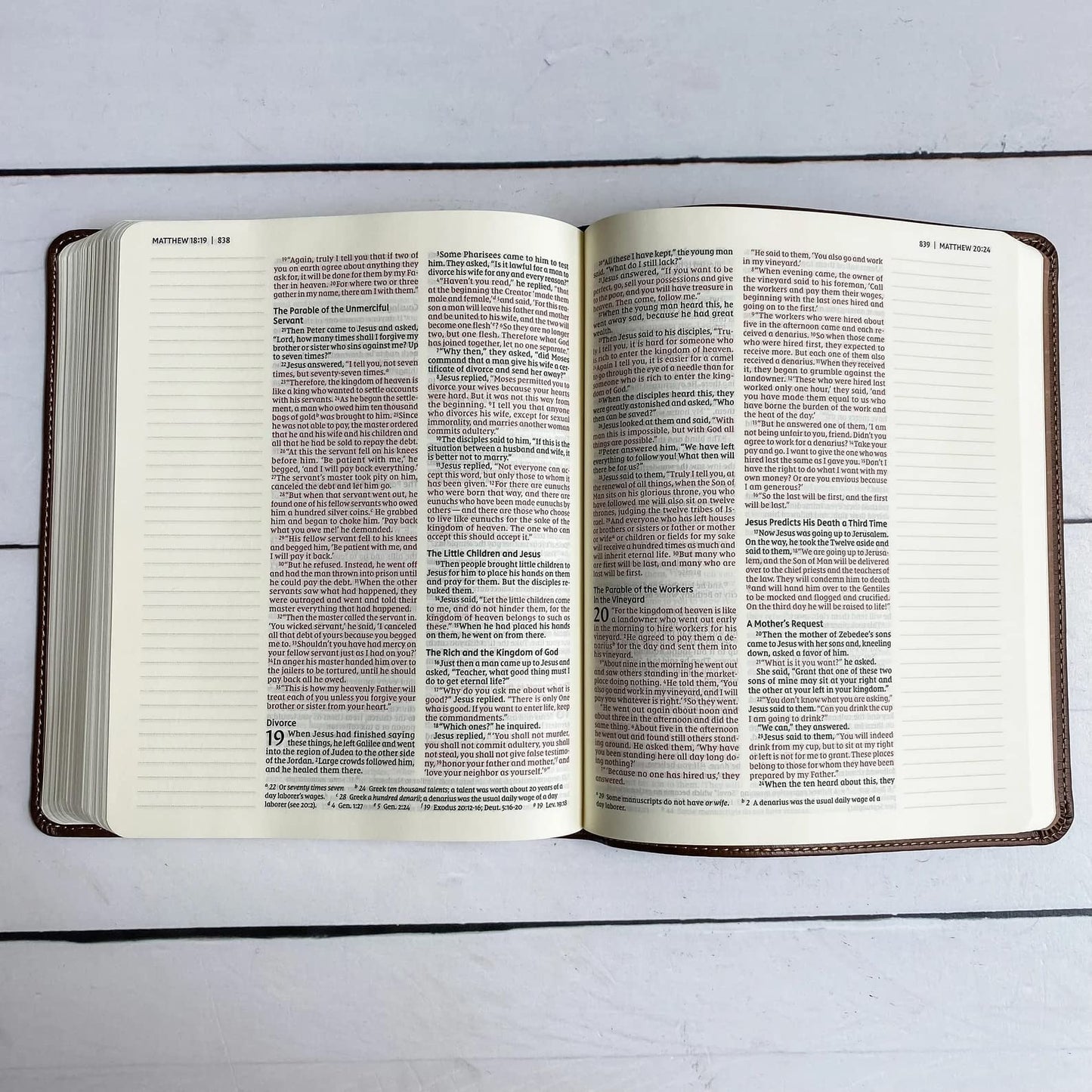 NIV Journaling  Bible - Let All That You Do Be Done in Love - Add Your Name
