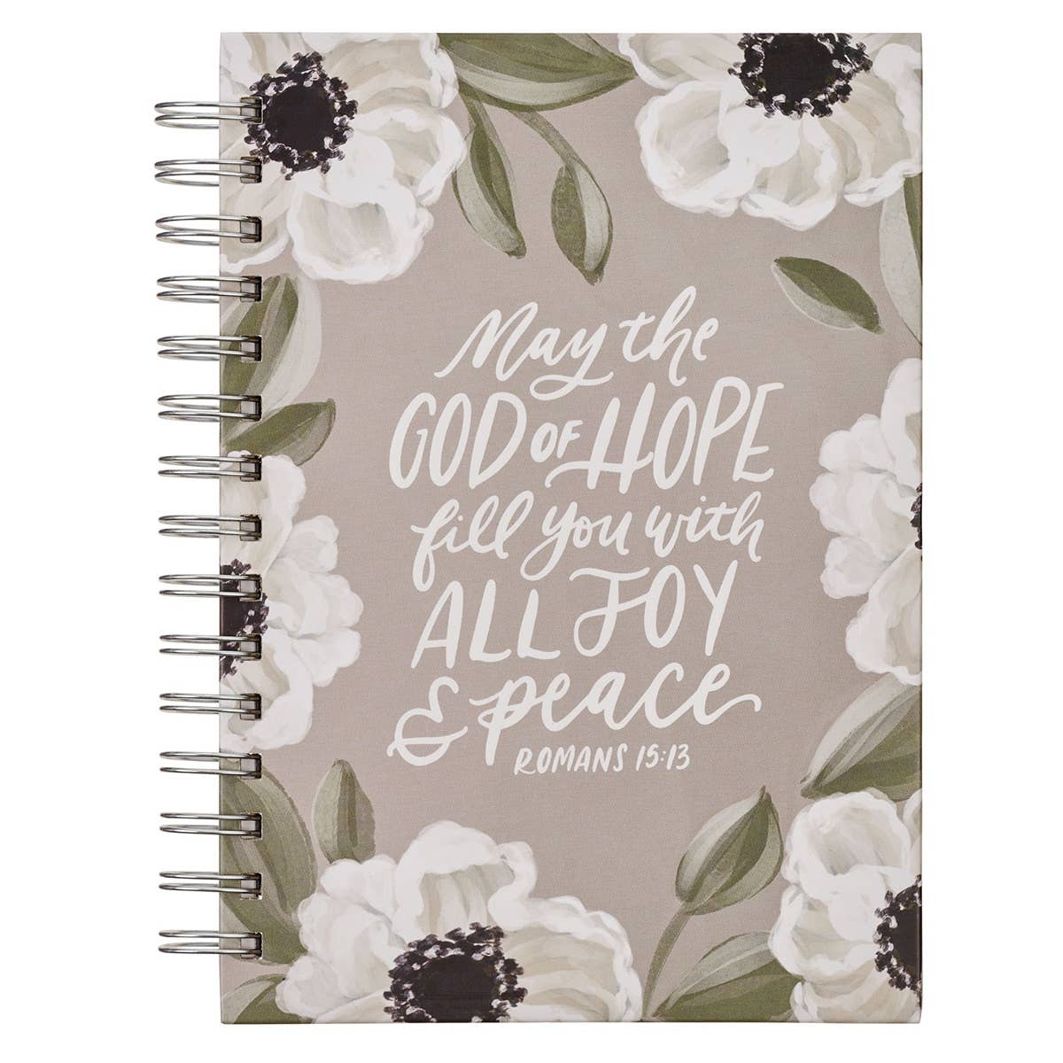 Journal Spiral  May the God of All Hope Fill You Rom 15:13