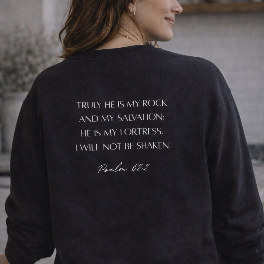 "Unshaken" Psalm 62:2 | Choose Your Shirt