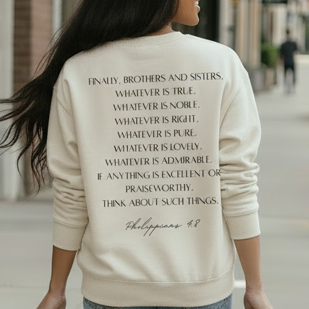 "Whatever..."  Philippians 4:8 | Choose Your Shirt