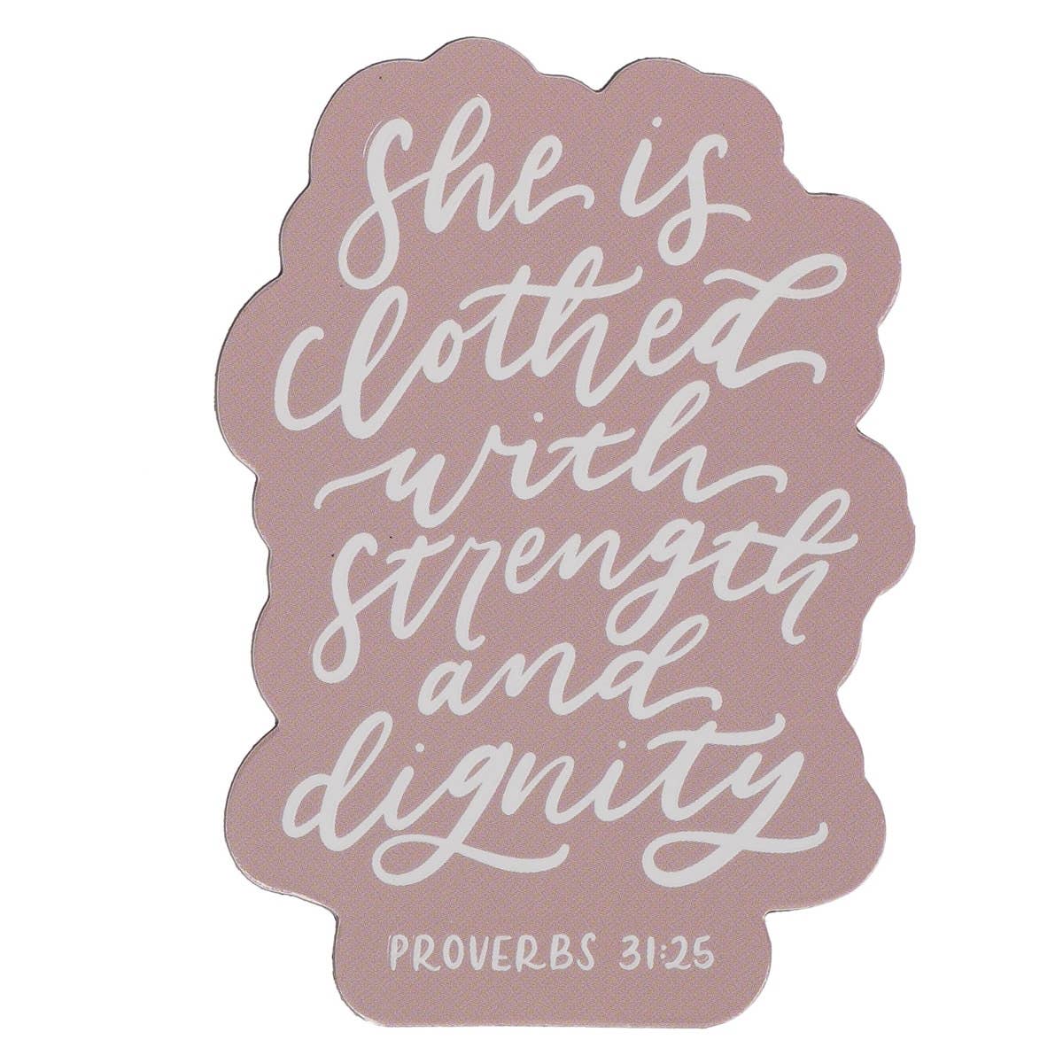 Magnet Pink Strength & Dignity Prov. 31:25