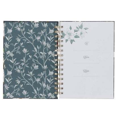 Journal Wirebound Teal Strength & Dignity Prov. 31:25